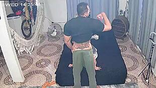 C�mera Do Canil Do Pitbull Porn Flags A Latina Couple In Oral And Anal Fucking