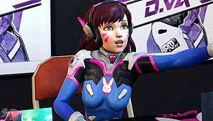 D Va Hangs Out With Her FUCKBUDDIES
