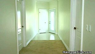 Masseuse double penetrated by horny clients!