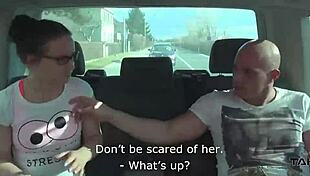 HIGHWAY THREESOME: Mea Melone & Wendy Moon FUCK & EAT while DRIVING!