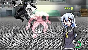 The girl finally defeats the evil organization in part 3 😊