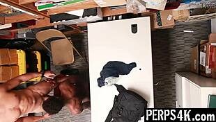 Suspect fucked hard by gay guard before release!