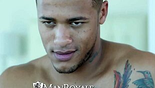 ebony kevin blaise pounds jack hunter's tight ass hard