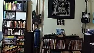 Milf Strips in Black Skirt and Heels