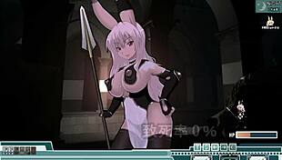 Usanekos embarks on big ff adventure in hobby hero game, featuring bunny costumes and asian tits.