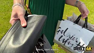 Debt4k payback bitch in seductive revenge!