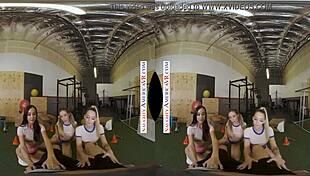 Naughty Coeds Surprise Trainer With Bubble Butt Action