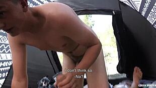 Man, This Twink Just Took Cash for Mouth Action!