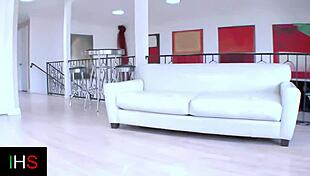 Hey, can you handle watching this blonde take a huge black cock deep?