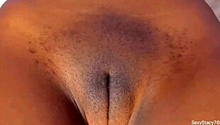 Stacy7's big clit amateur rubs her juicy pussy