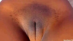 Stacy7's big clit amateur rubs her juicy pussy