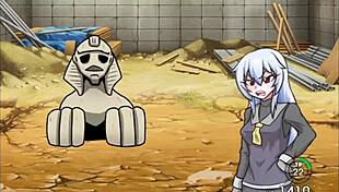 The girl finally defeats the evil organization in part 3 😊