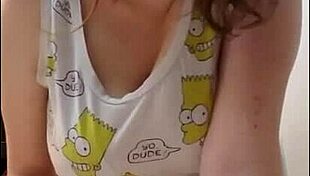 Self bondage play with corset and jerk off instructions in pov