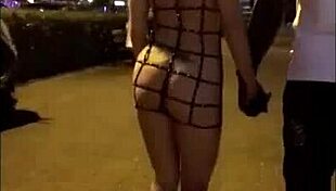 Cap D'Agde Milf Flashes for Interracial Fun