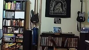 Milf Strips in Black Skirt and Heels