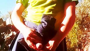 The guy says, 'I'm masturbating so hard right now'