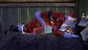 Santa Enters The Back Door During Christmas In This Hentai Anime