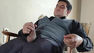 Yuri Gaucho Shows Off Big Gay Dick In Front Of Mirror