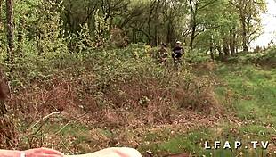 French Outdoor Gangbang