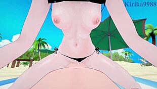 Tatsumaki Fucks Captain Mizuki Hard In Hentai!