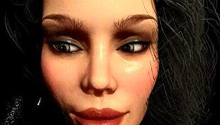 In the Darkness, Lustful Anal Action with Big Tits and Bent Over Asses in 3D Cartoon