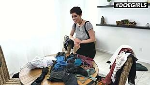 Doegirls - Olive Glass - Big Tits Milf Fingers Hairy Pussy To Hard Climax