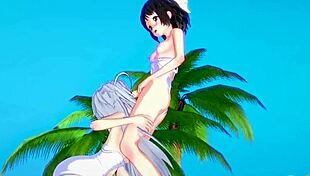 Watch Miku and Laura in hot lesbian play!