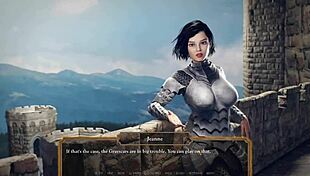 Doing the naughty princess's will in 3d cartoon game