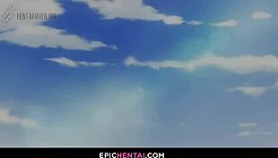 Cartoon porn with ahegao facial and intense anal sex