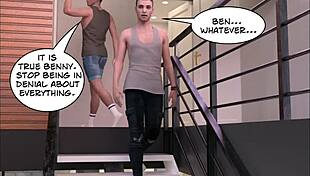 Busty mature's emotional affair with monster cock in 3d comic