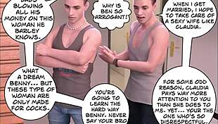 Busty mature's emotional affair with monster cock in 3d comic