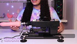 Agatha Dolly Tests Sex Machine