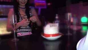 Cute asian babe moa-chan does blowjob and facial