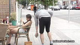 Ride that latina pussy hard outdoors!