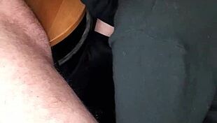 secret blowjob in office swallowing monster cock