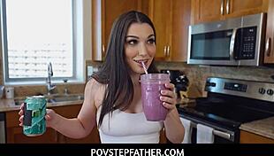 Stepfather and fitness enthusiast Lily Lou in a steamy encounter