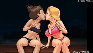 Blond cheerleader fucked on the beach by big dick football player