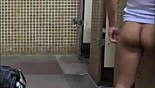 sexo no banheiro do terminal de ônibus with gay ass in public hentai outdoor.