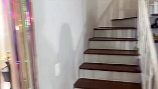 Wife sneaks away from husband for carnival double domination.