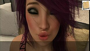 chatting with gorgeous pink haired milf in web cam