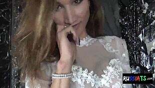 i watch beautiful Russian shemale pleasure her ass alone