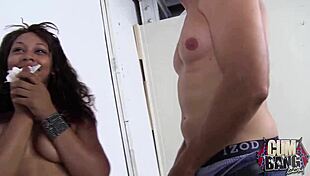 Leilani Leeane Ass Fucked by White Cock, Then Showers