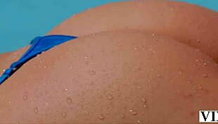 trophy wife honour enjoys some fun positions while her husband is away.