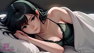 Stepsisters Friend Sneaks Into Bed for Cum on Small 18+ Tits - Close Up POV AI!