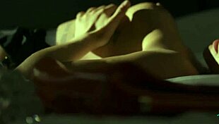 British milf ella silver strips her big fake tits for playboy softcore solo