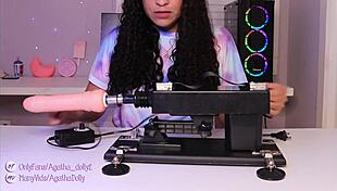 Agatha Dolly Tests Sex Machine