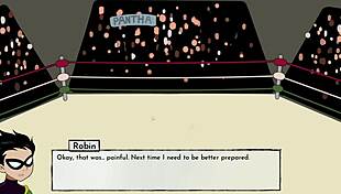 Raven's boobjob in 18titans part 11. Cartoon hentai game anime.