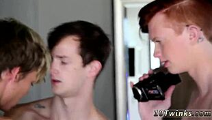 Sweet school gay boys fucking pool cues