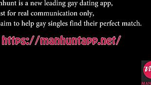 These horny dudes are getting a quick gay fuck on Manhunt app