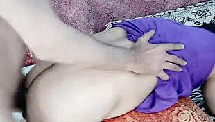 Indian Babe Climbs Table For Doggy Anal